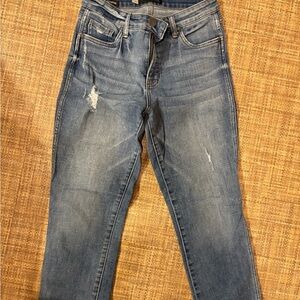 Kut from the Kloth Light Blue Distressed Skinny Jeans